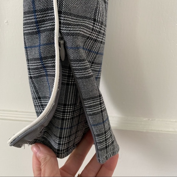REVOLVE About Us Celine Pants Gray Plaid size XS - Picture 7 of 11